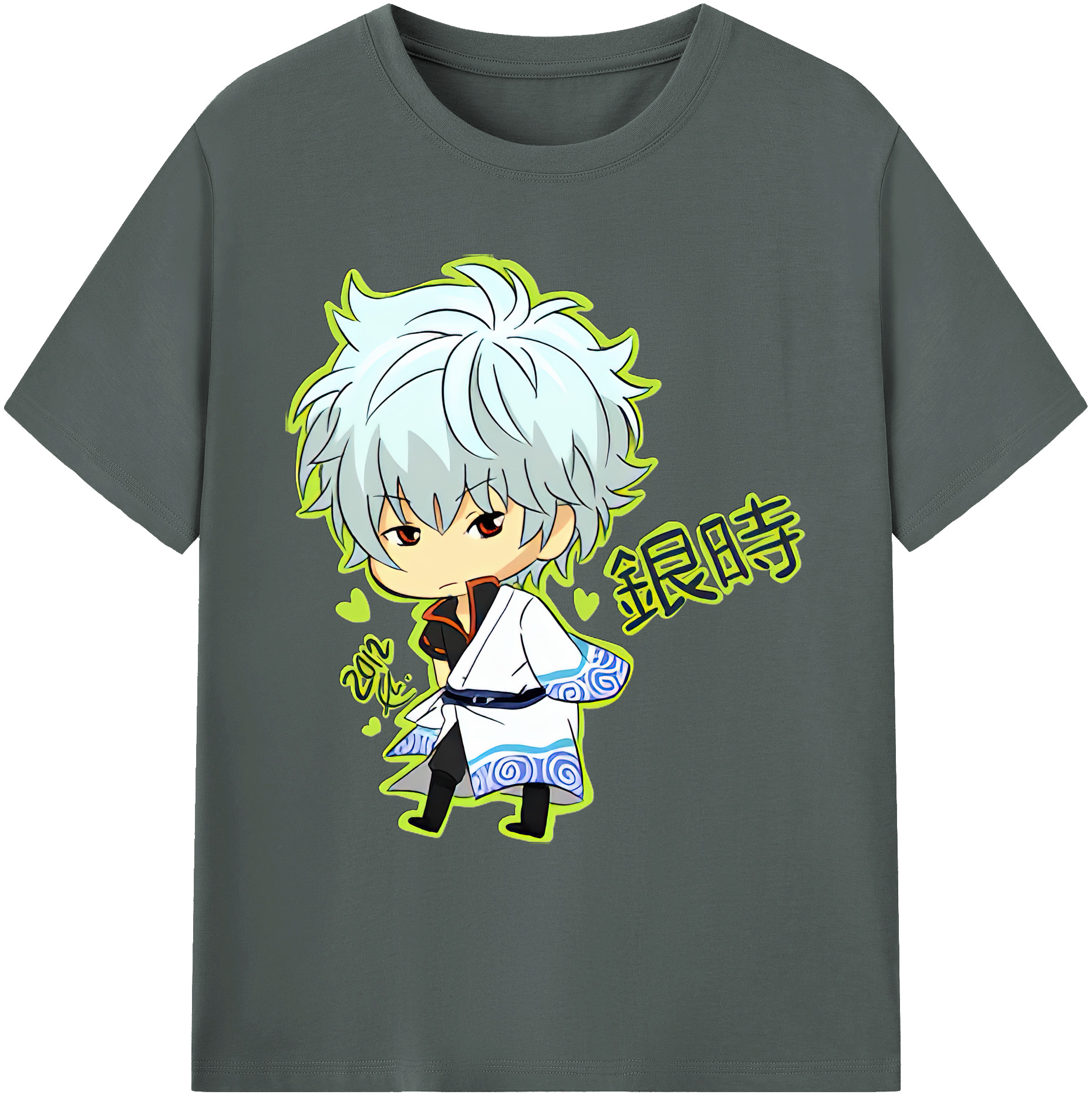 （画像用） ぎんたま 坂田銀時（さかたぎんとき） 神楽 志村新八（しむら しんぱち） GINTAMA Sakata Gintoki Kagura Shimura Shinpachi 綿100％ メンズ半袖Tシャツ｜肌触りやわらか＆通気性